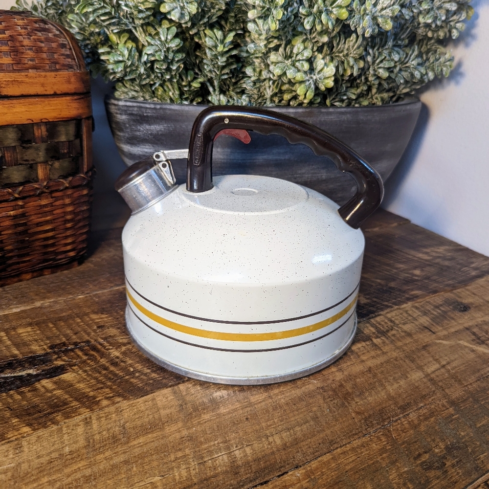 Vintage Teapot Westbend Aluminum Mid Century